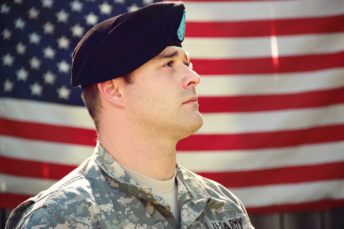 U.S. soldier in uniform - military deployment gifts
